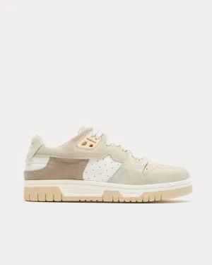 08sthlm Basketball White / Off White Low Top Sneakers