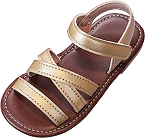 2025 Girls Casual Sandals Fashion Outdoor Sport Walking Footwear with Ankle Strap Summer Slip-On Beach Vacation Slides Comfortable Cute Kids Open Toe Slippers Breathable Dressy Party Dance Shoes