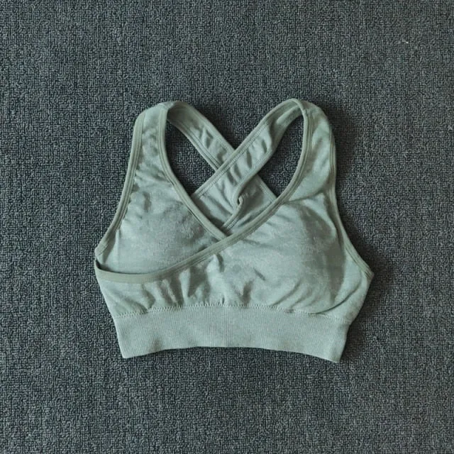 2Pcs Yoga Set Seamless Camouflage set