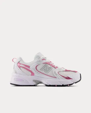 530 White / Pink Sugar Low Top Sneakers