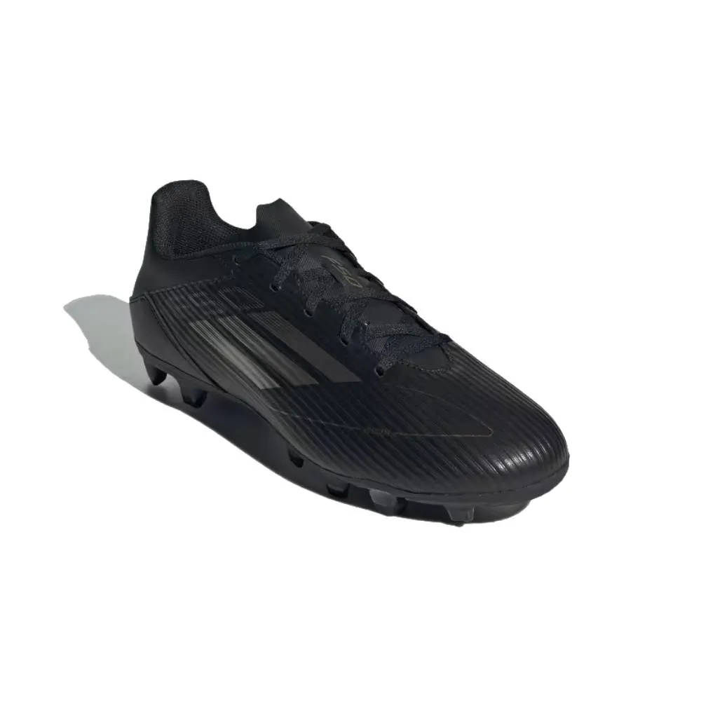 Adidas Unisex F50 Club Flexible Ground Boots Football Shoe (Core Black/Iron Metallic/Gold Metallic)