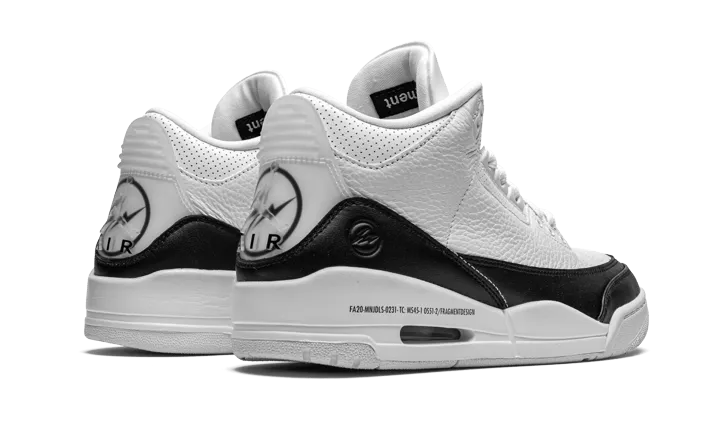Air Jordan 3 Retro Fragment White Black