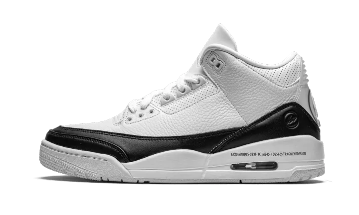 Air Jordan 3 Retro Fragment White Black