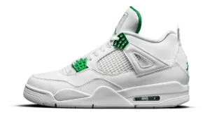 Air Jordan 4 Retro Metallic Green