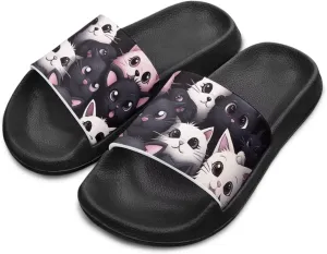Animal Pattern Kids Sandals for Boys Girls House Slides Children's Cozy Pillow Slippers Non-Slip for Beach Days