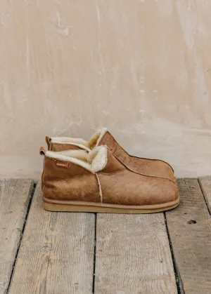 Anton Slippers in Antique Cognac