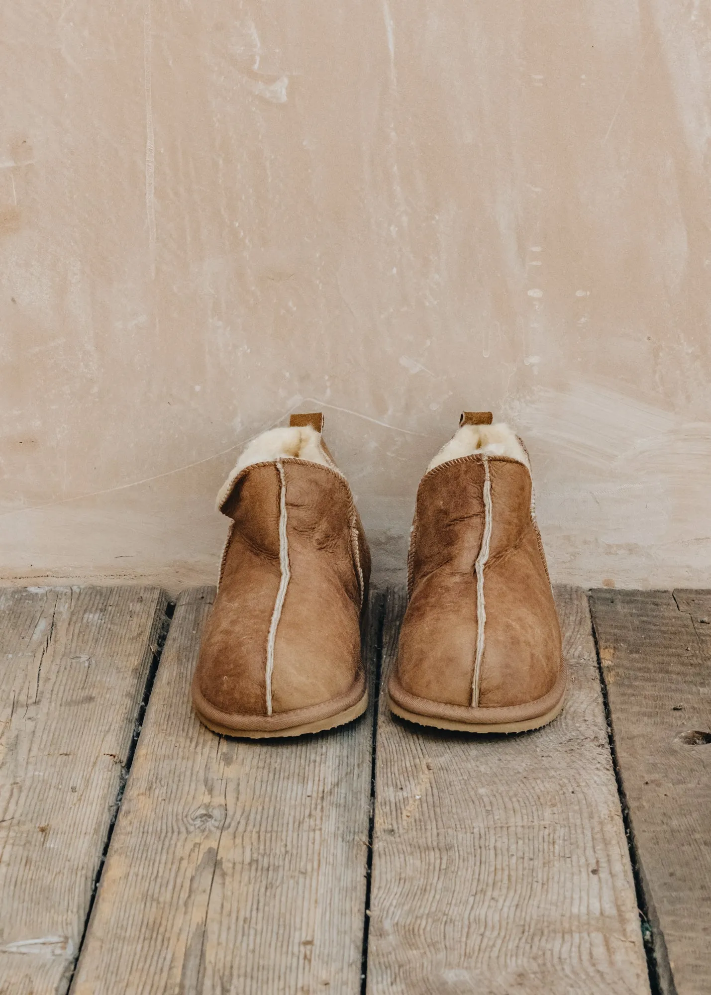 Anton Slippers in Antique Cognac