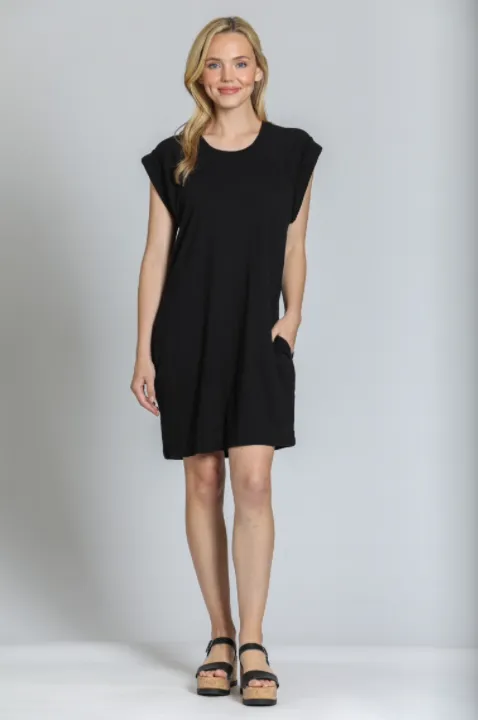 APNY CAP SLEEVE TEE DRESS