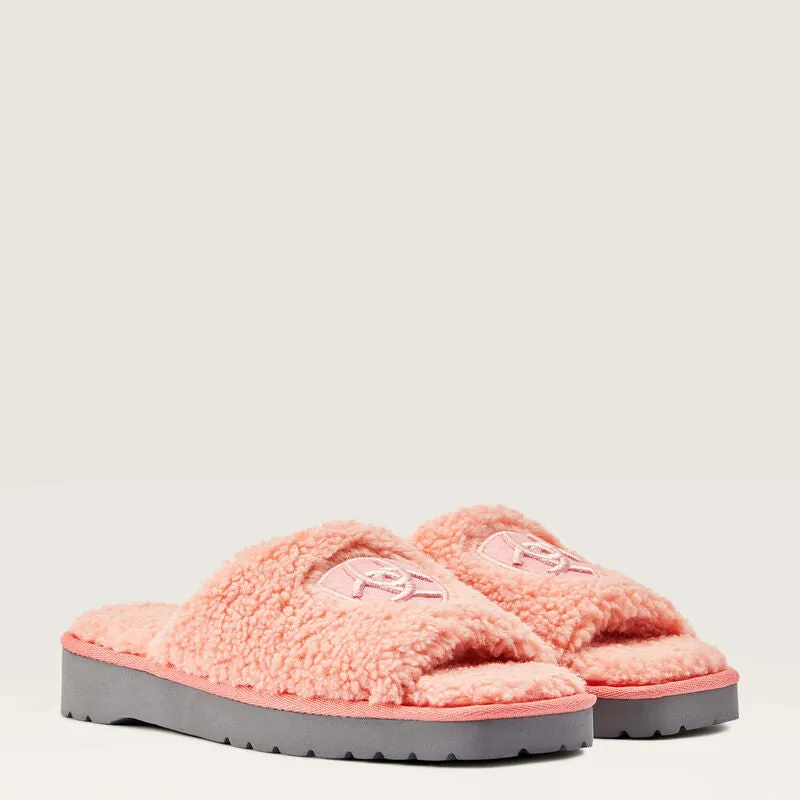 Ariat Cozy Chic Square Toe Slipper - Pink