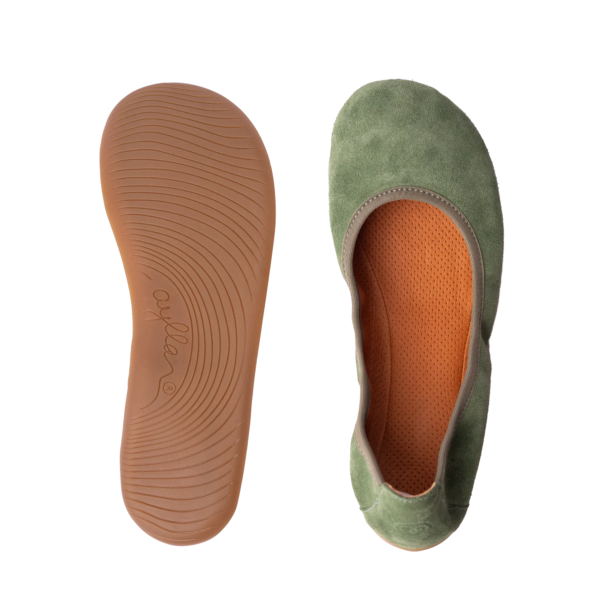 AYLLA BAREFOOT BALLERINA WOMENS - MOSS GREEN