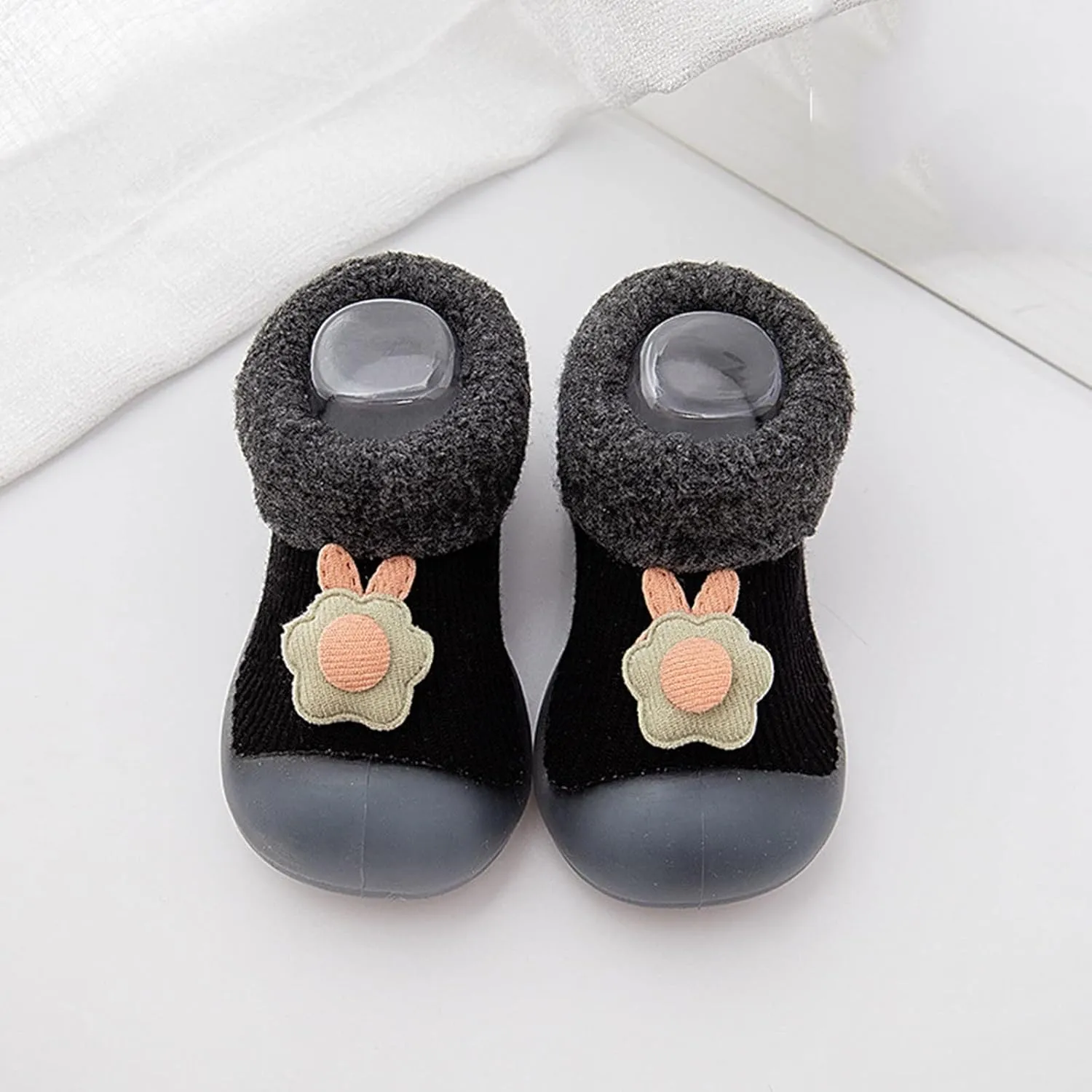 Baby Boy Shoes,Baby Home Slippers Cartoon Warm House Slippers for Infant Lined Winter Indoor Shoes Sock Shoes