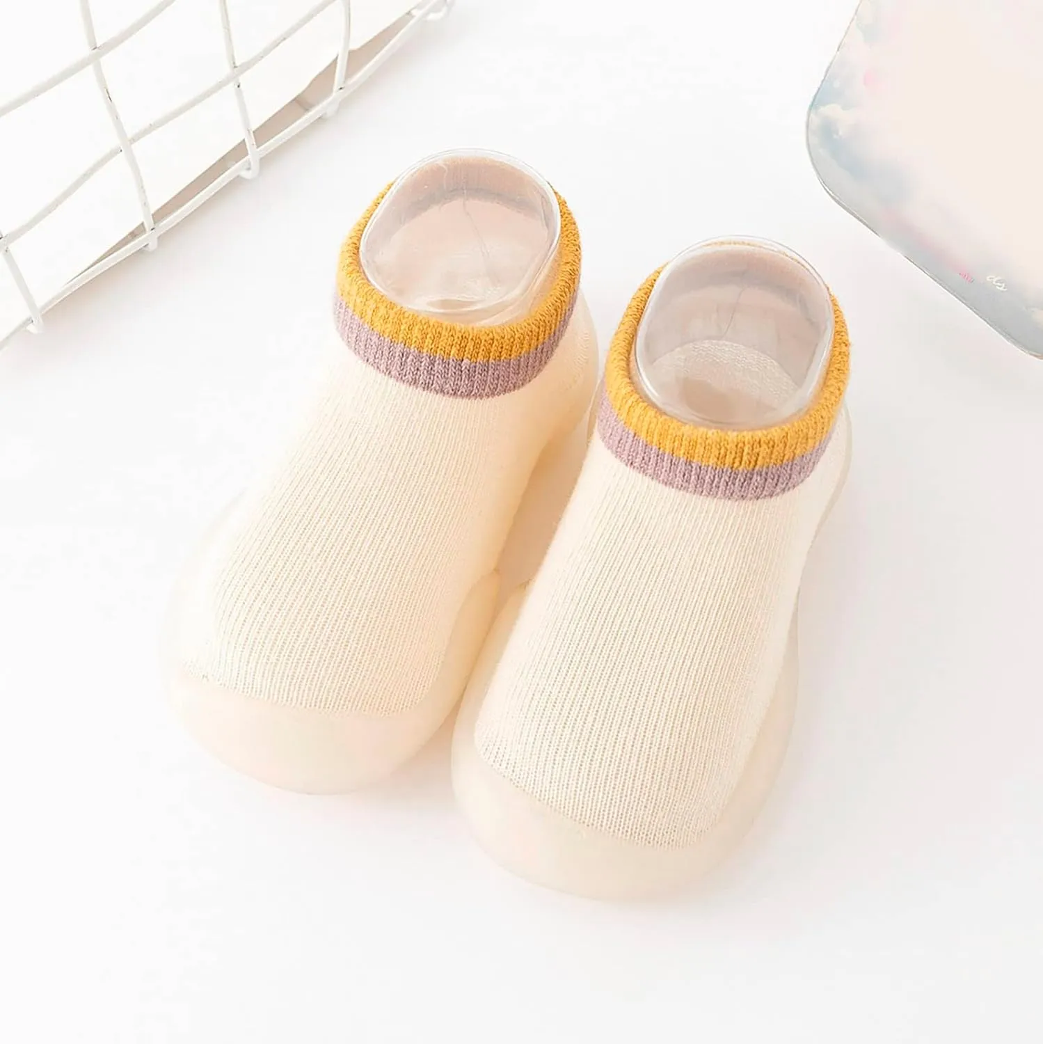 Baby Girl Shoes Autumn Children Toddler Shoes Boys and Girls Floor Sports Socks Shoes Solid Color Light and Cute B