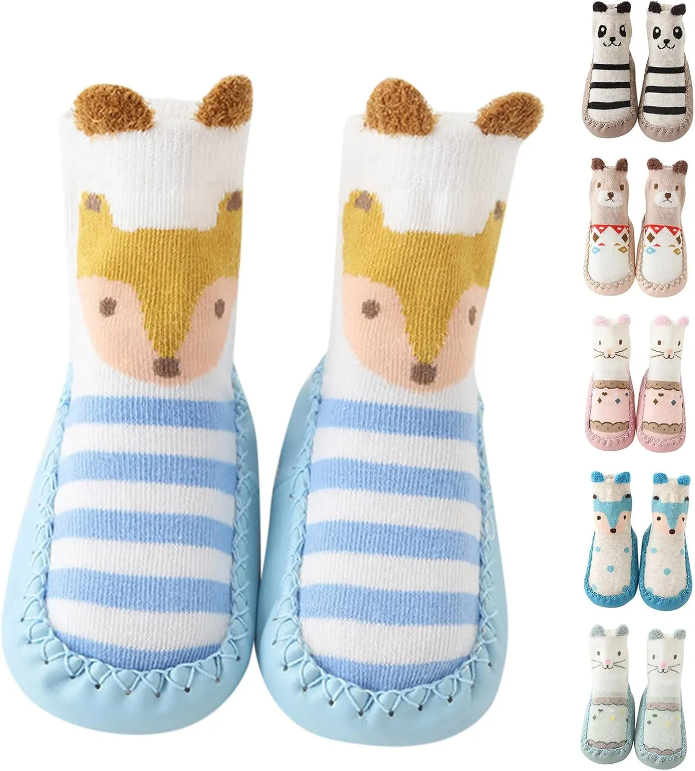 Baby Girl Shoes Cute Children Toddler Shoes Autumn Winter Boys and Girls Floor Socks Shoes Flat Bottom Non Slip Cute