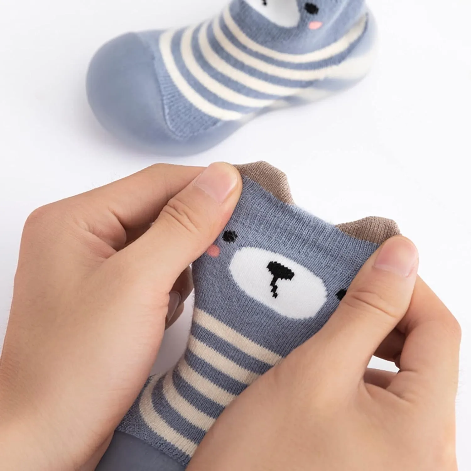 Baby Girl Shoes,Baby Girl Shoes Sock Shoes Anti-Slip Fuzzy Slipper Soft Indoor Work Shoes 0-4 Years
