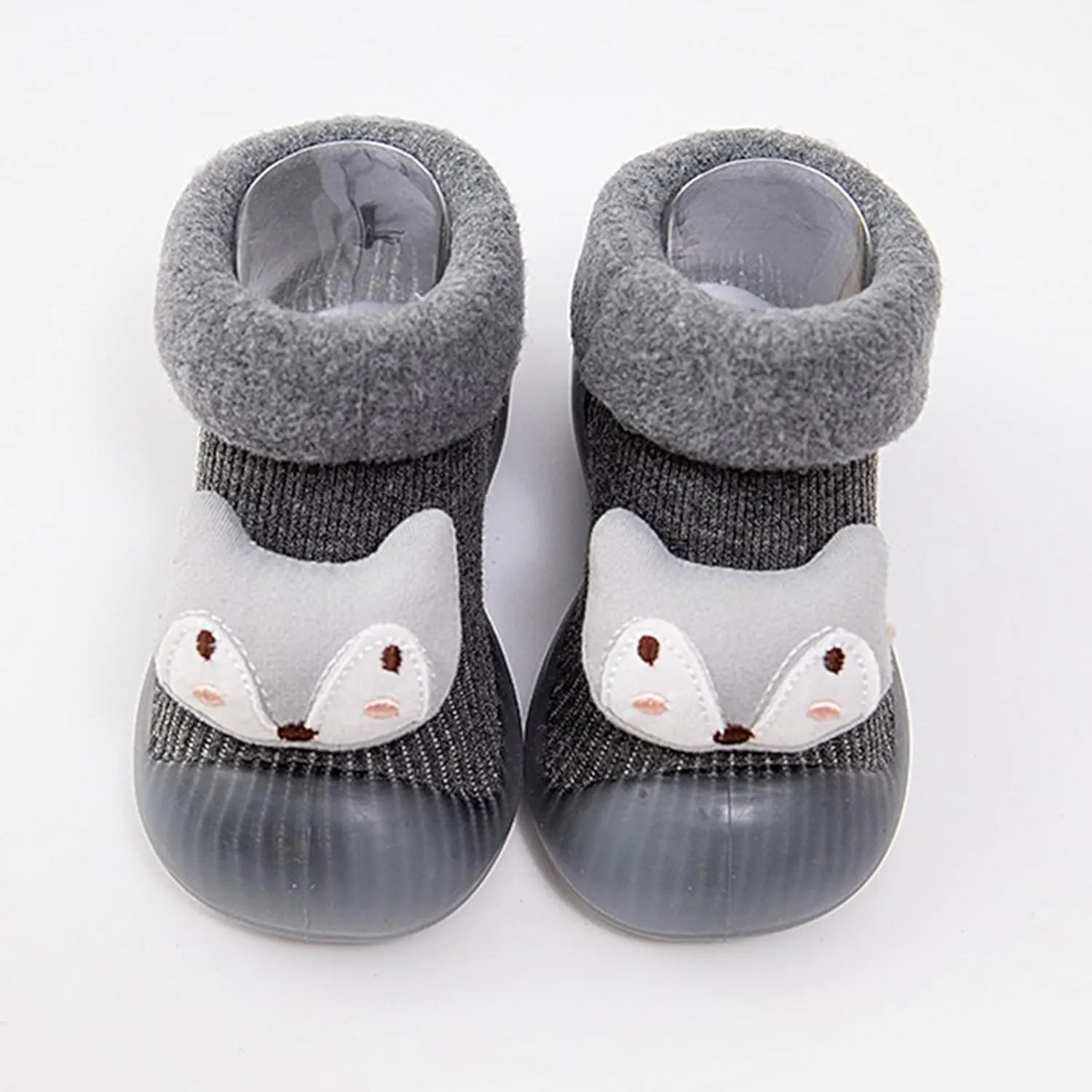 Baby Shoes,Infant Toddle Footwear Winter Shoes Soft Bottom Indoor Non Slip Warm Floor Cartoon Animal Socks Shoes