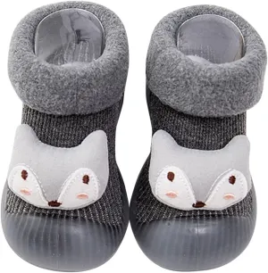 Baby Shoes,Infant Toddle Footwear Winter Shoes Soft Bottom Indoor Non Slip Warm Floor Cartoon Animal Socks Shoes