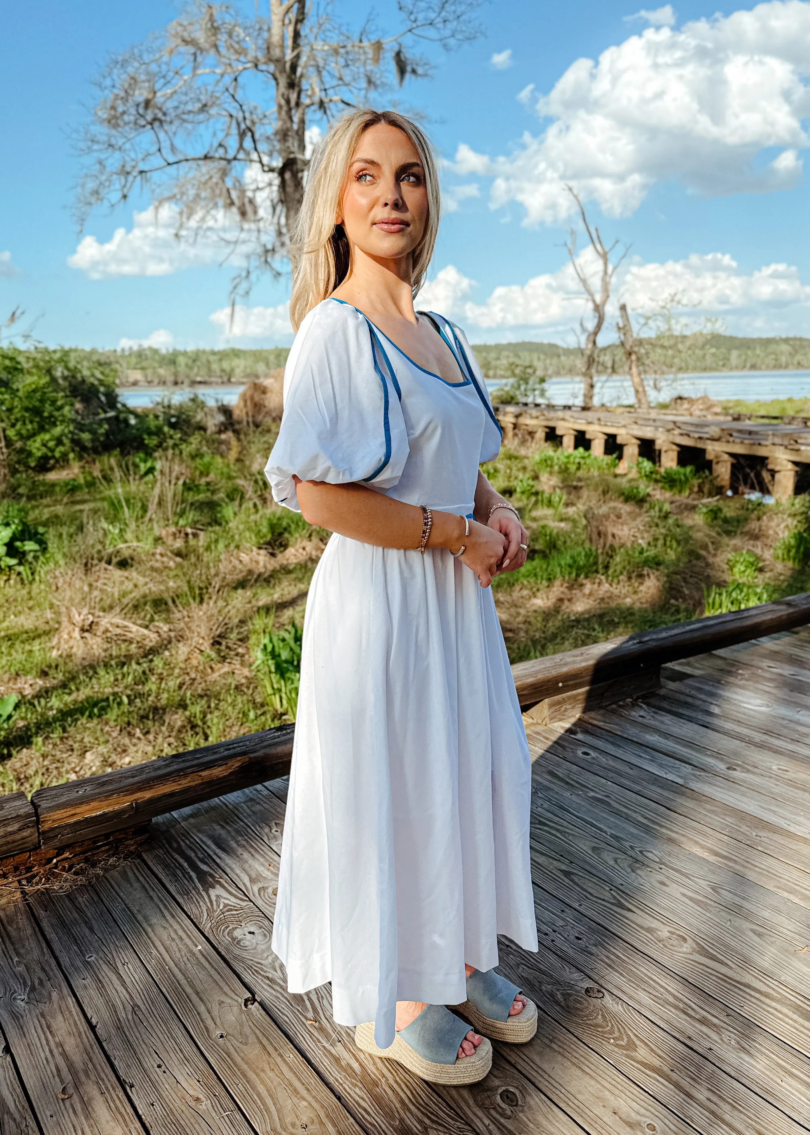 Bailey Contrast Midi Dress
