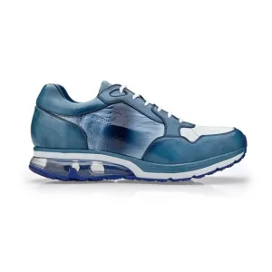 Belvedere Gino E24 Men's Shoes Exotic Ostrich / Calf-Skin Leather Sneaker (BV3183)