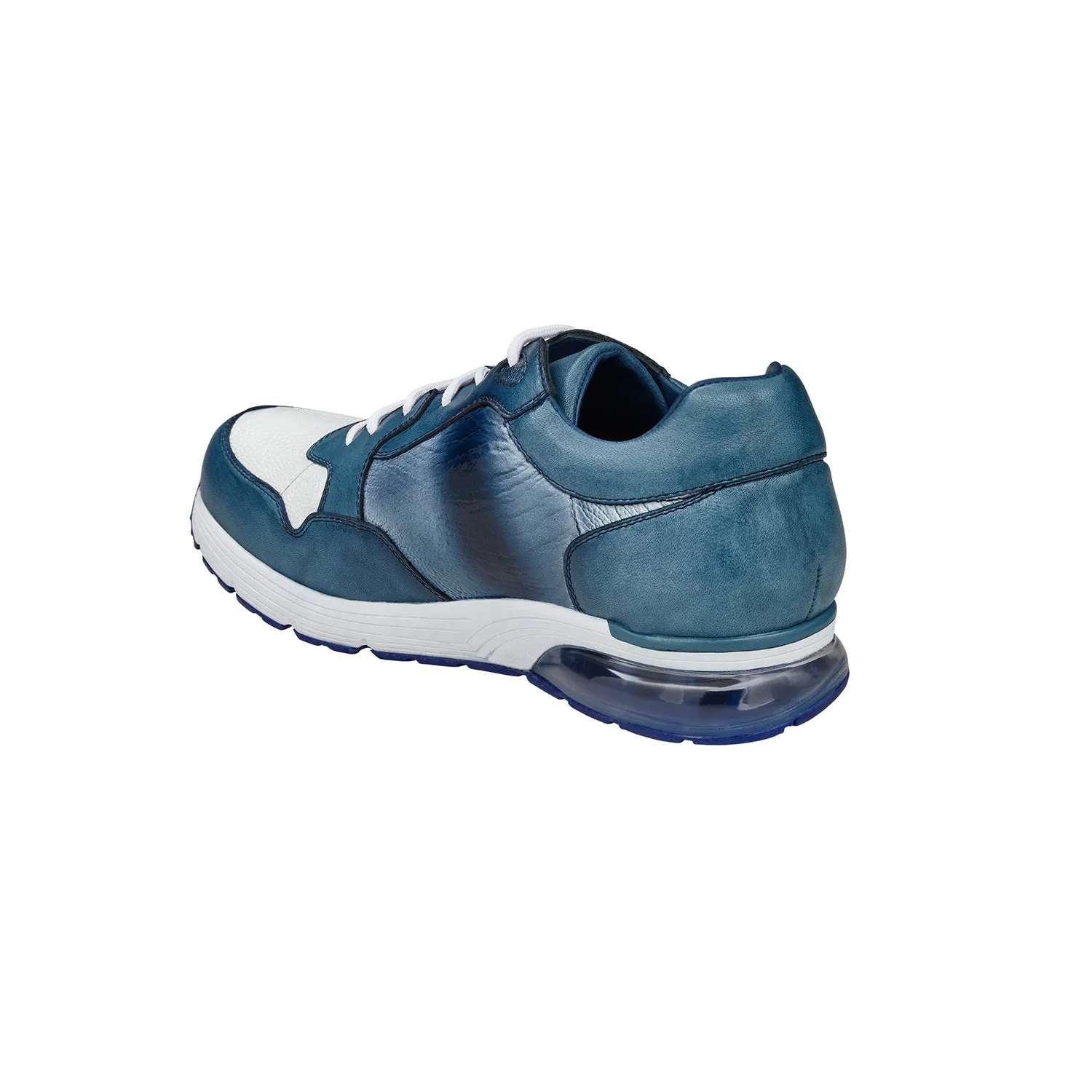 Belvedere Gino E24 Men's Shoes Exotic Ostrich / Calf-Skin Leather Sneaker (BV3183)