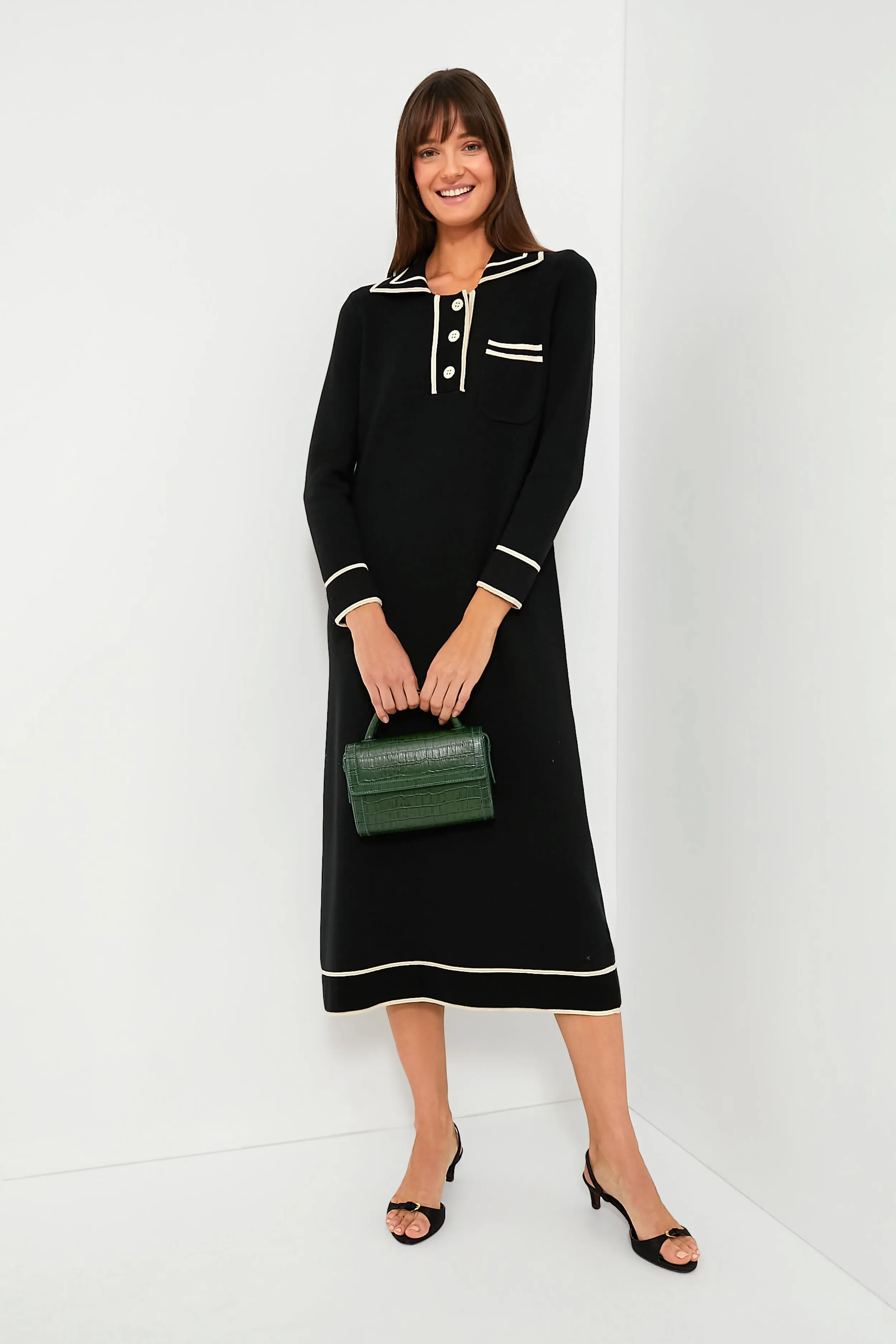 Black Eleonora Maxi Dress