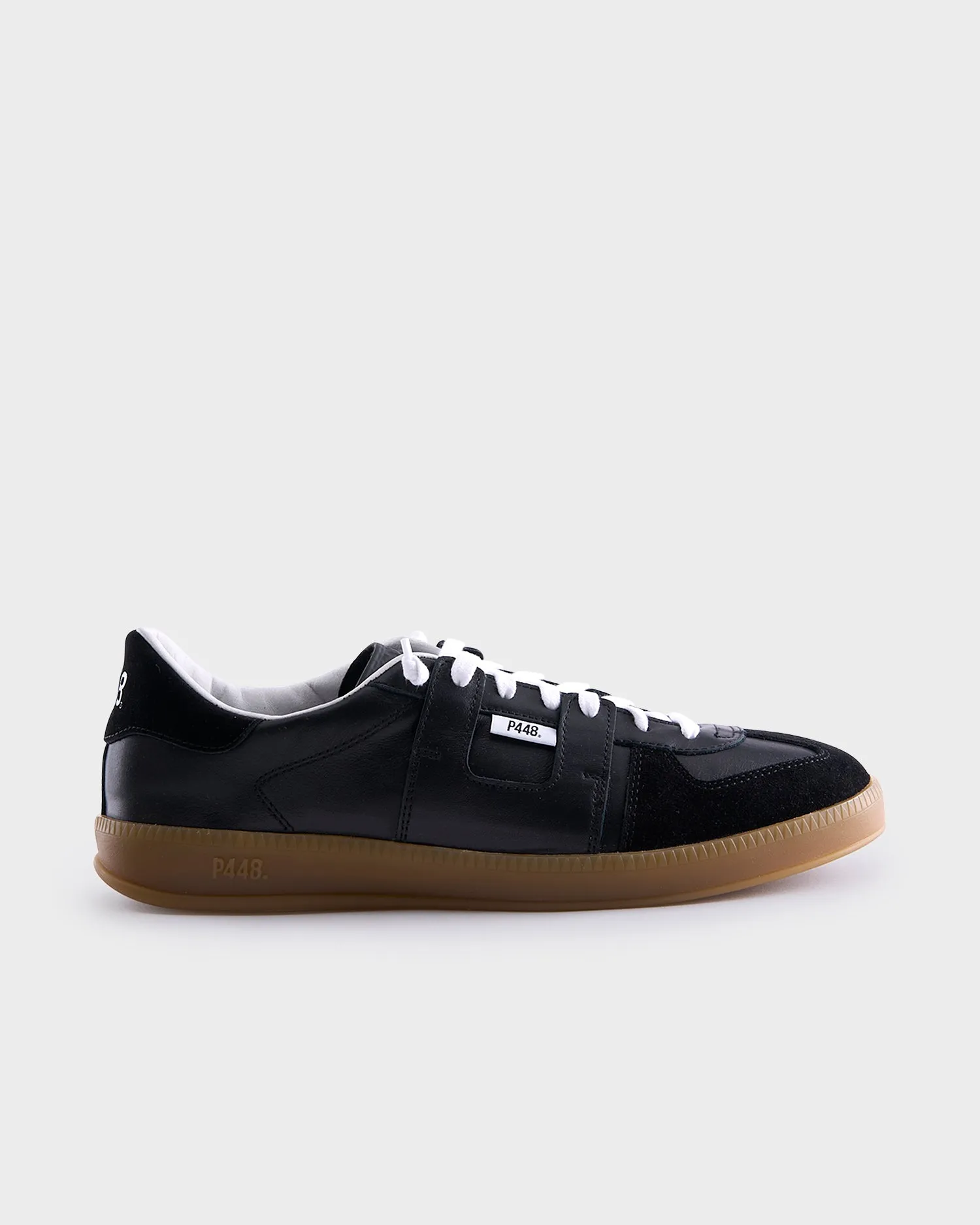 Black Leather Monza Leather Sneakers
