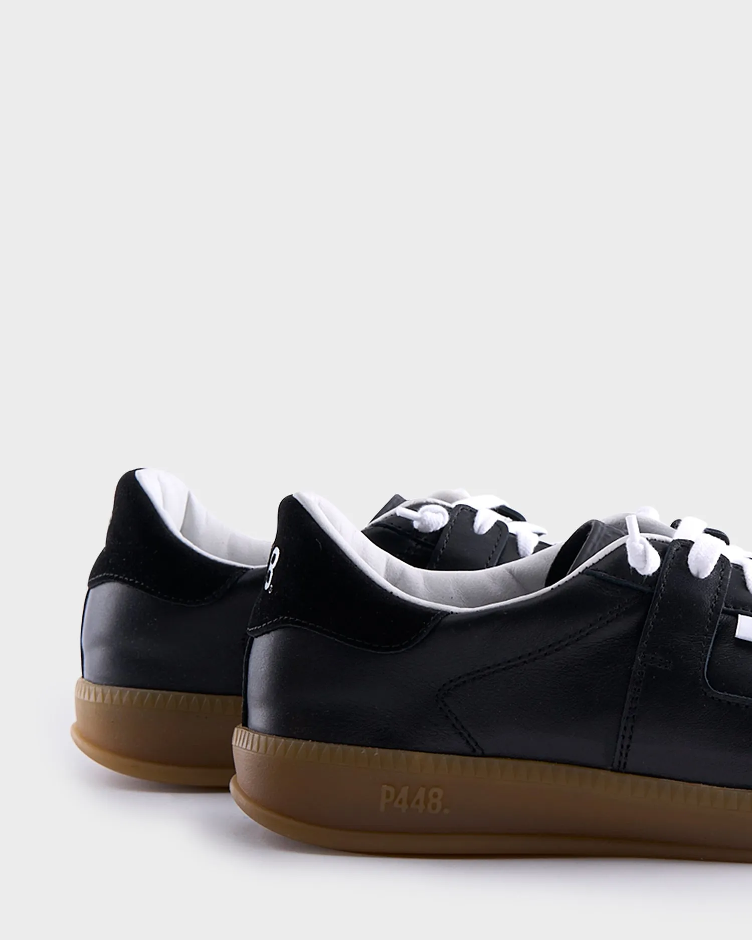 Black Leather Monza Leather Sneakers