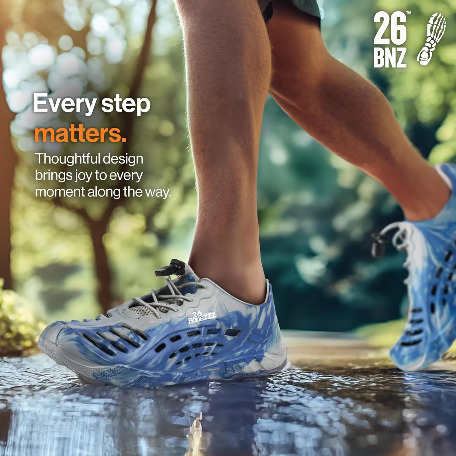 Bonezzz Wavezzz Water Shoes for Men  Lightweight and Quick-Dry Drainage Design