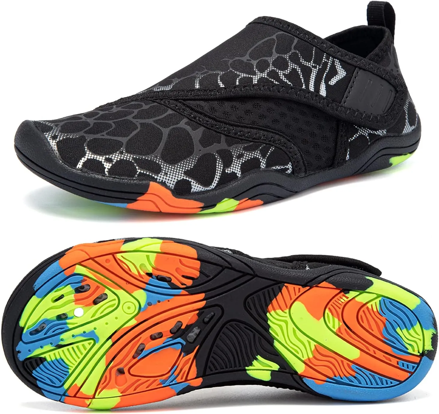 Boys & Girls Water Shoes Lightweight Comfort Sole Easy Walking Athletic Slip on Aqua Sock(Toddler/Little Kid/Big Kid)