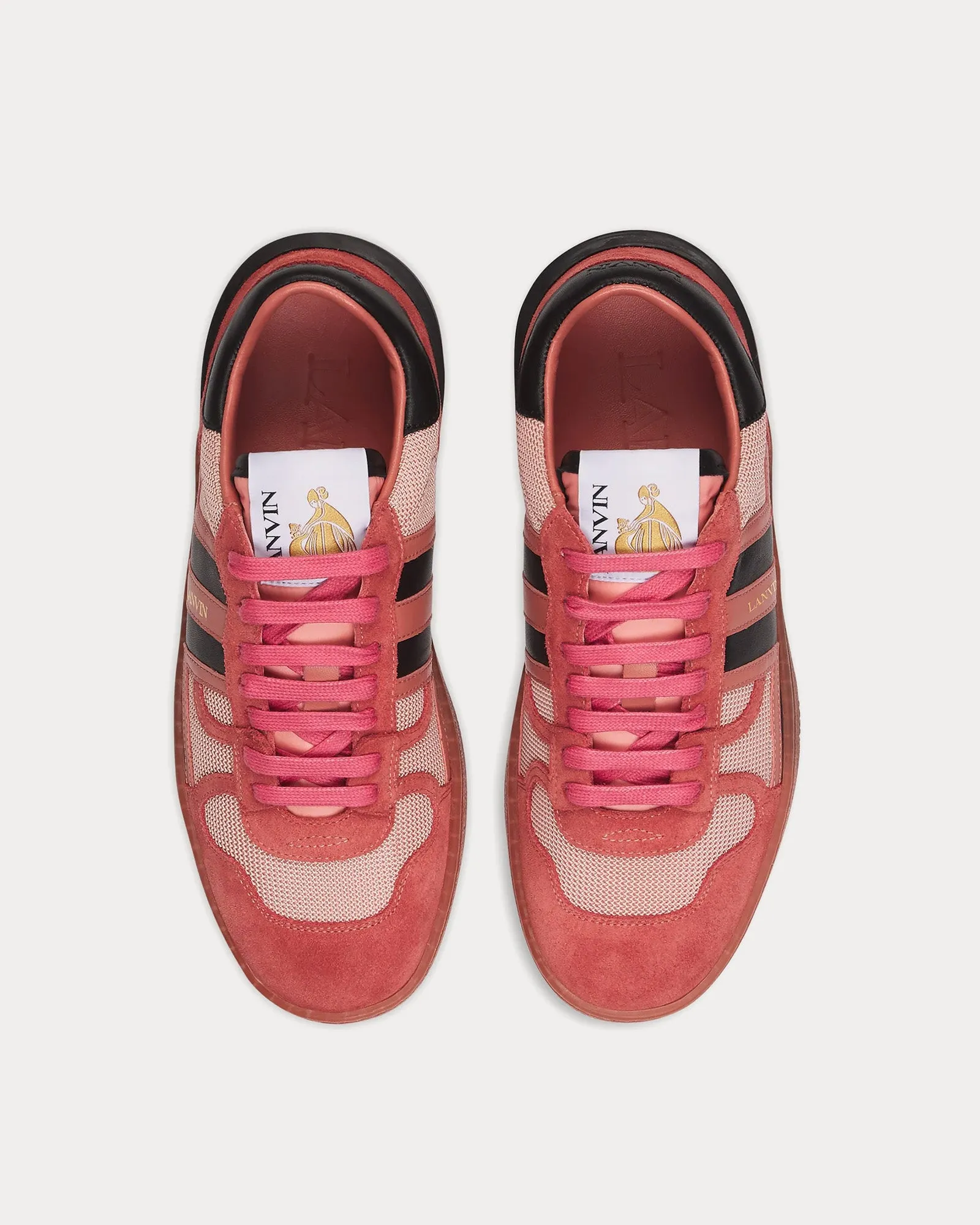 Clay Mesh Litchi Low Top Sneakers
