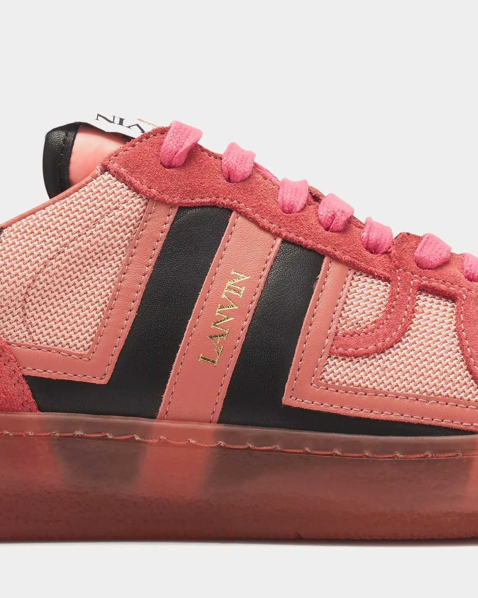 Clay Mesh Litchi Low Top Sneakers