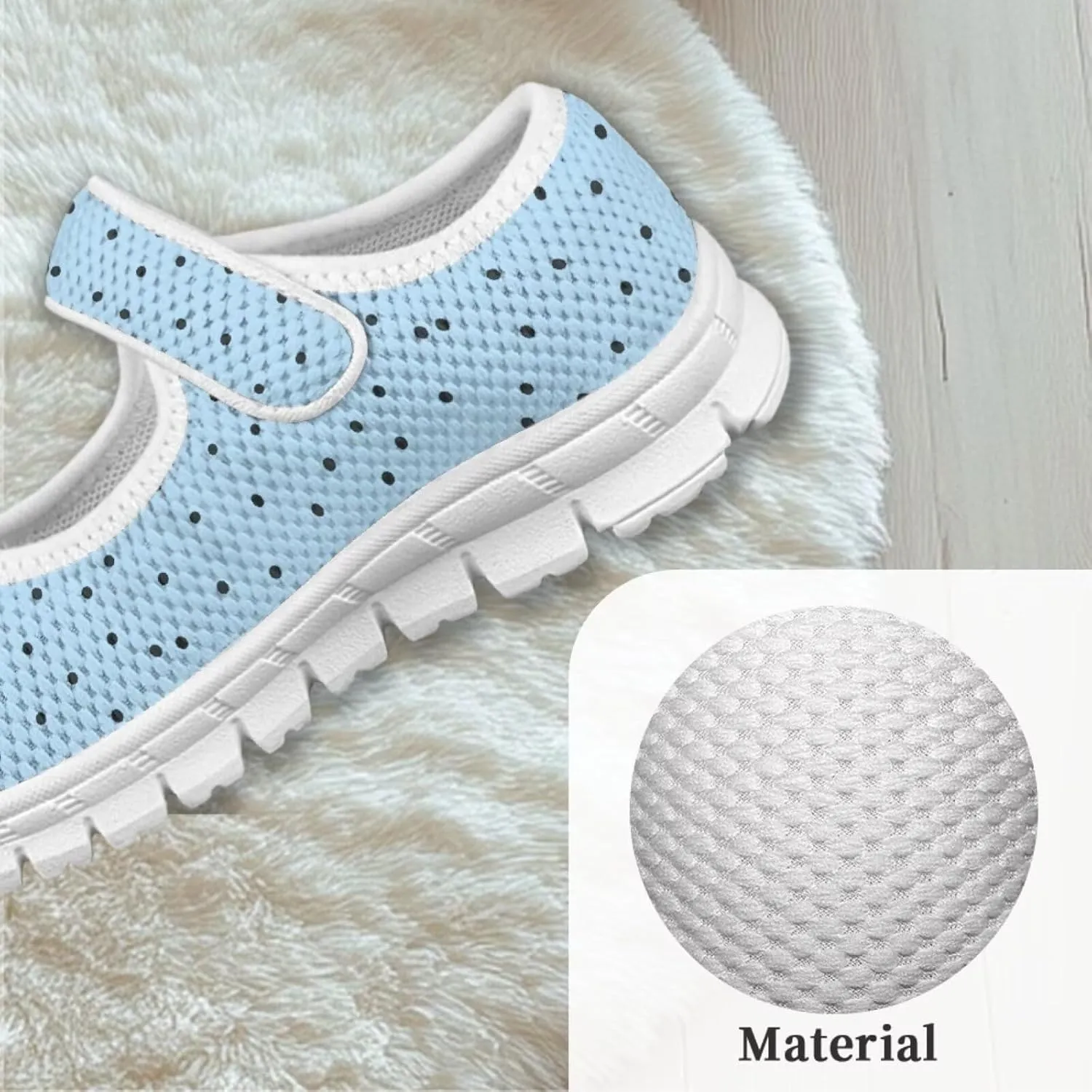 Coloranimal Mary Jane Shoes Girls' Flats Princess Shoes for Girls Dance Shoes Magic Sticker Shallow Mouth Girls Dress Shoes for Kids