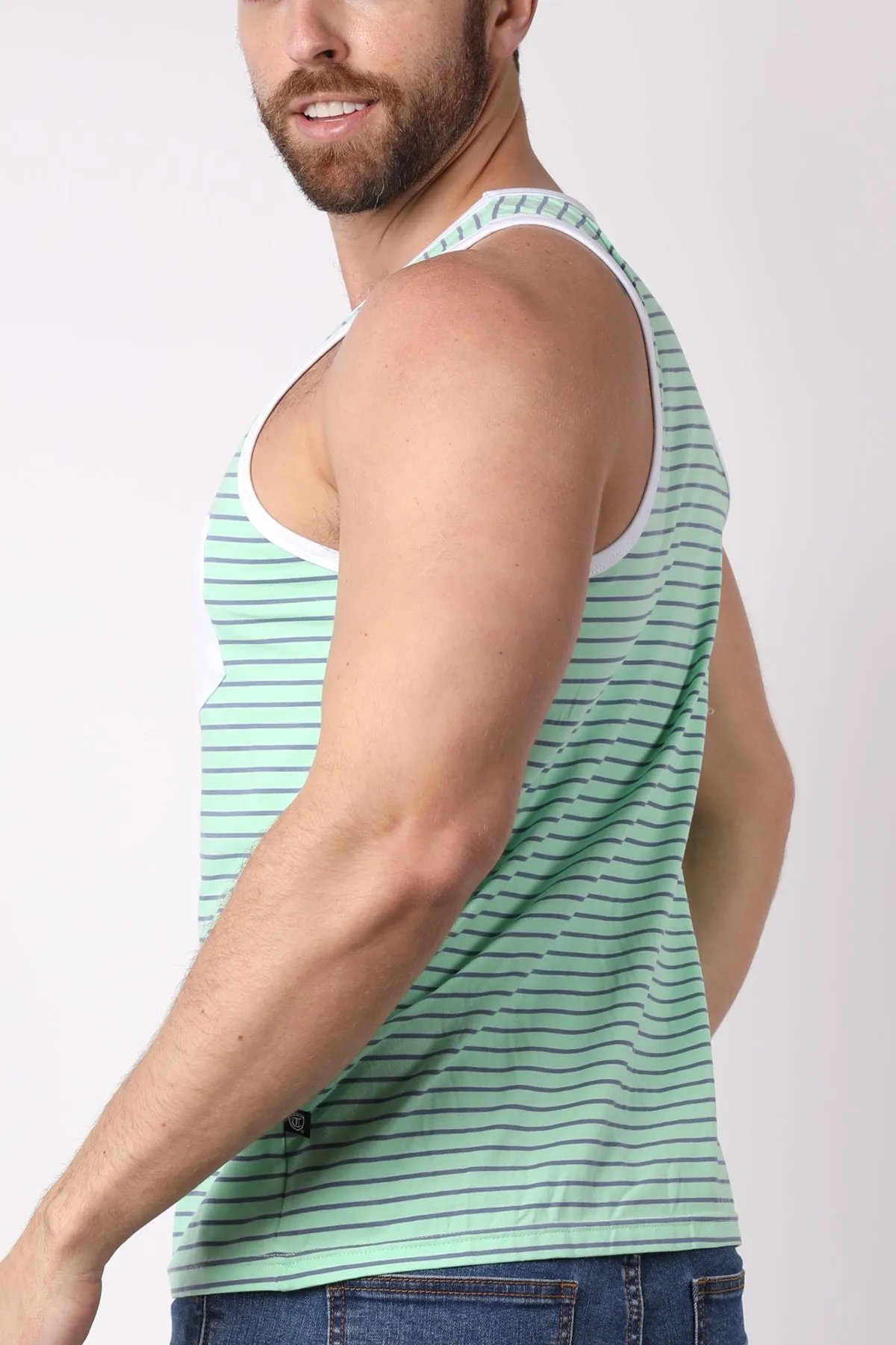 Coral Sands Striped Tank Top **FINAL SALE**