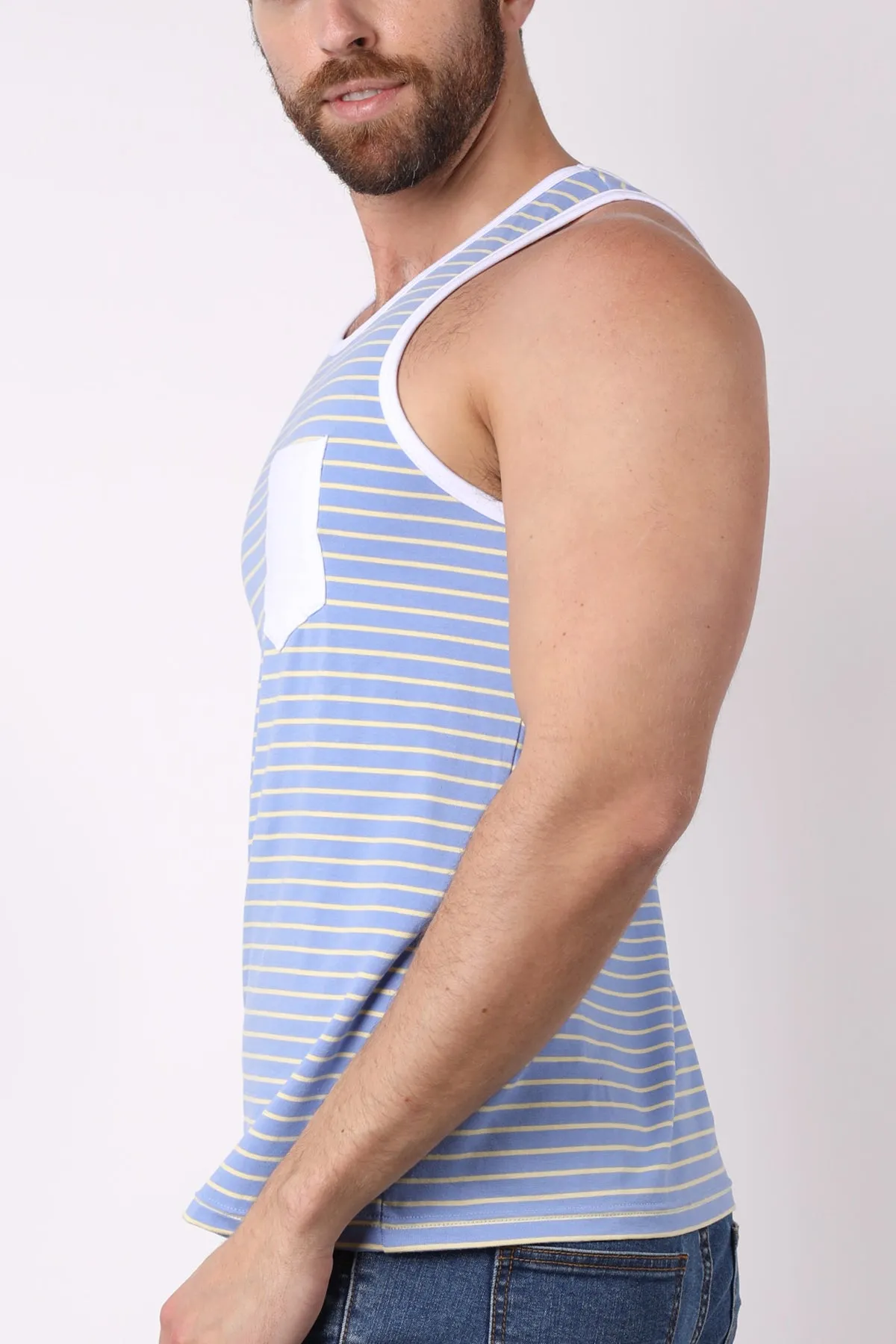 Coral Sands Striped Tank Top **FINAL SALE**