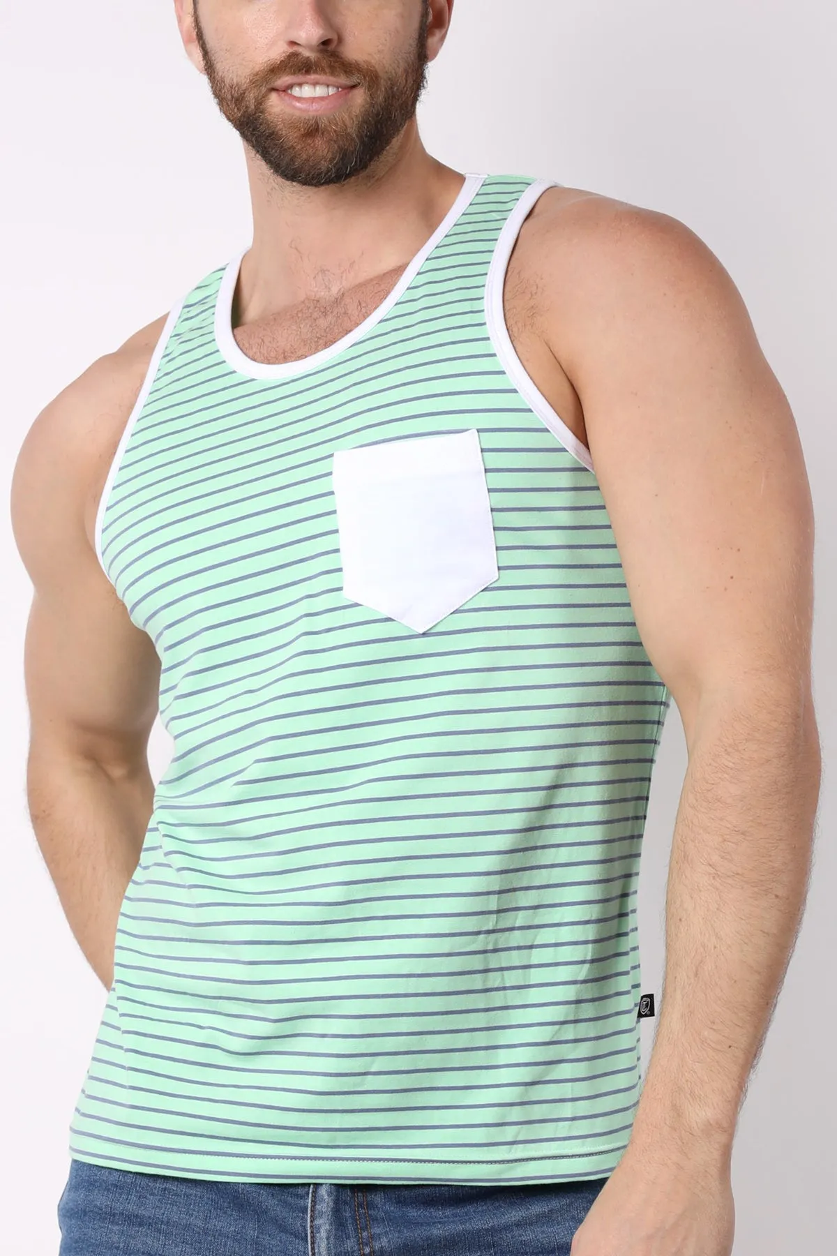 Coral Sands Striped Tank Top **FINAL SALE**