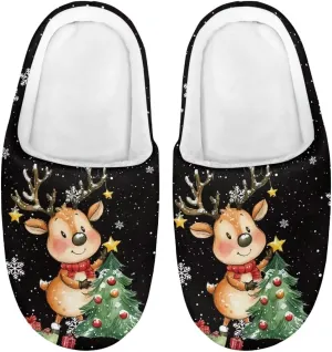 Cute Slippers for Teen Girls Soft Warmth Toddler Fur Slides For Girls