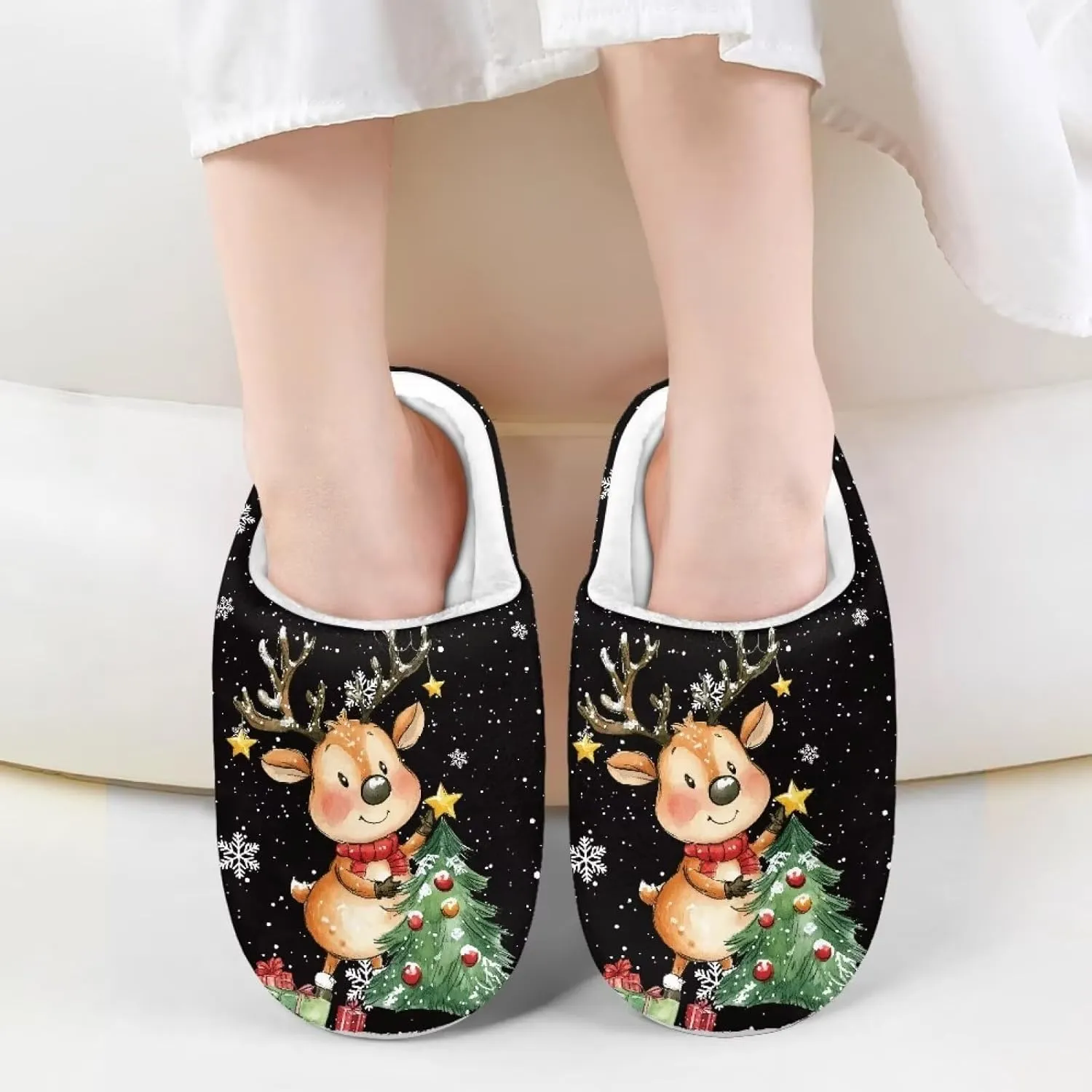 Cute Slippers for Teen Girls Soft Warmth Toddler Fur Slides For Girls