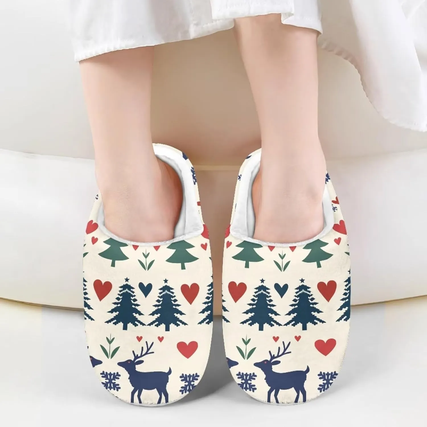 Cute Slippers for Teen Girls Soft Warmth Toddler Fur Slides For Girls