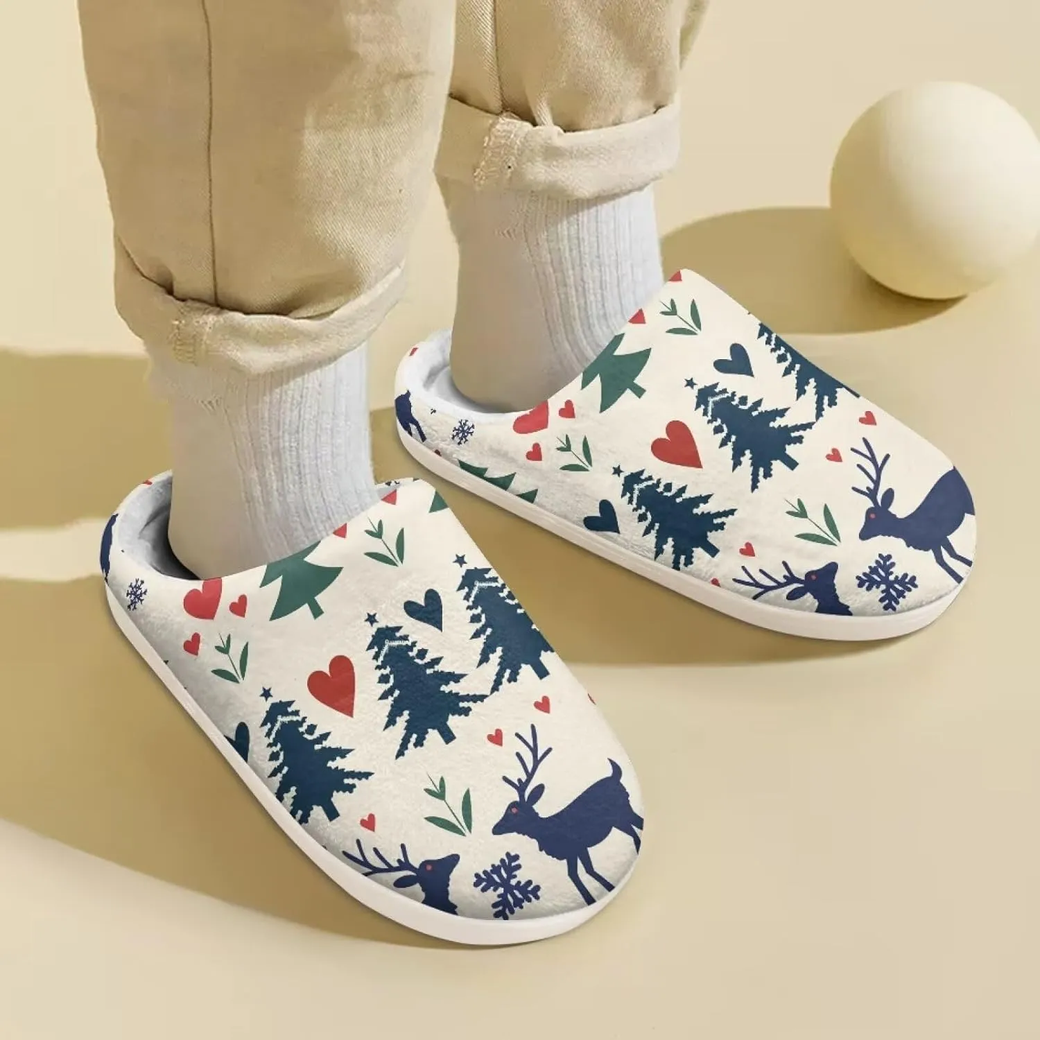 Cute Slippers for Teen Girls Soft Warmth Toddler Fur Slides For Girls