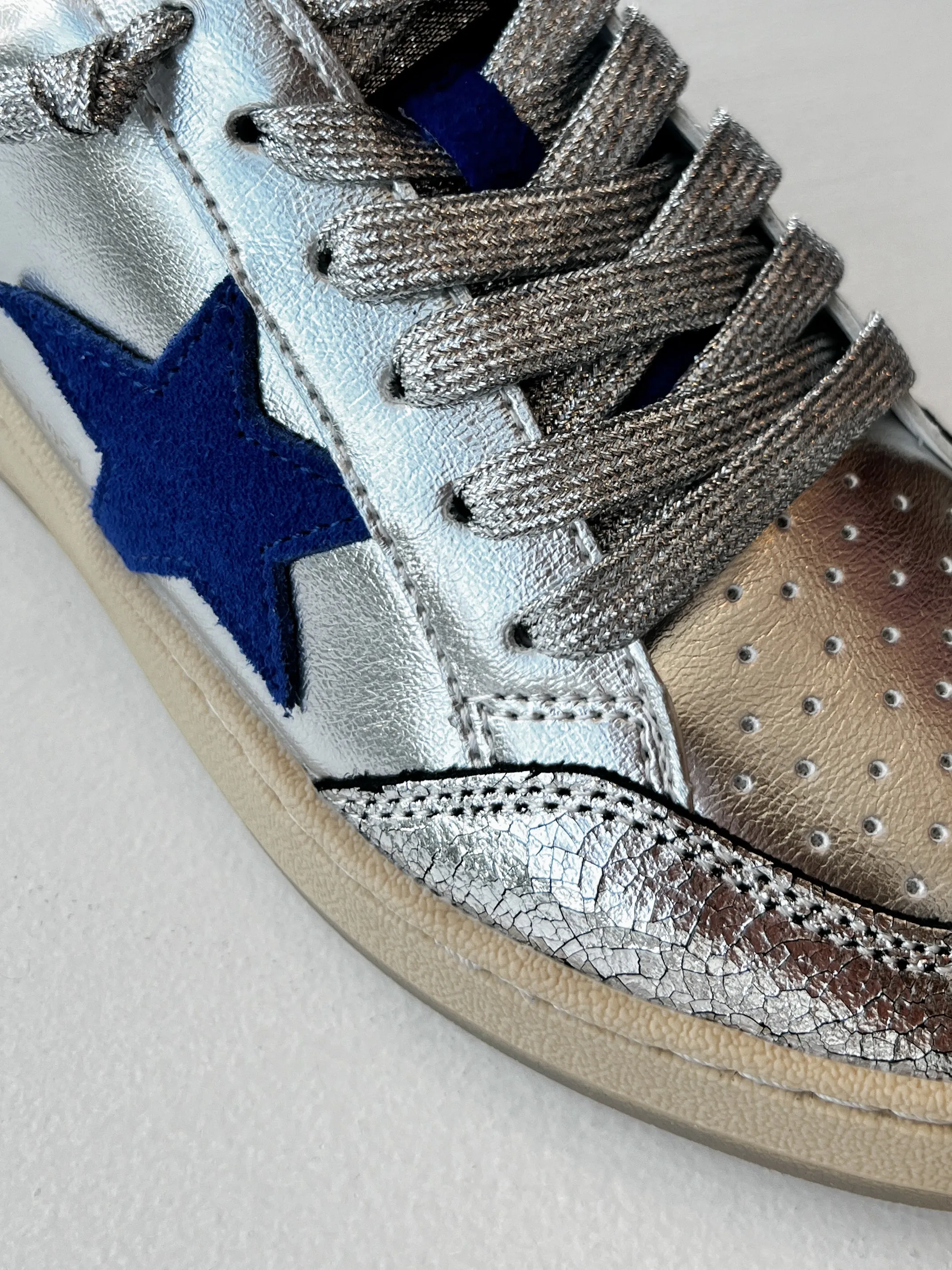 Denisse Royal/Silver Star Sneaker