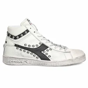 Diadora Game L High con Borchie (Borchiate) - Nere