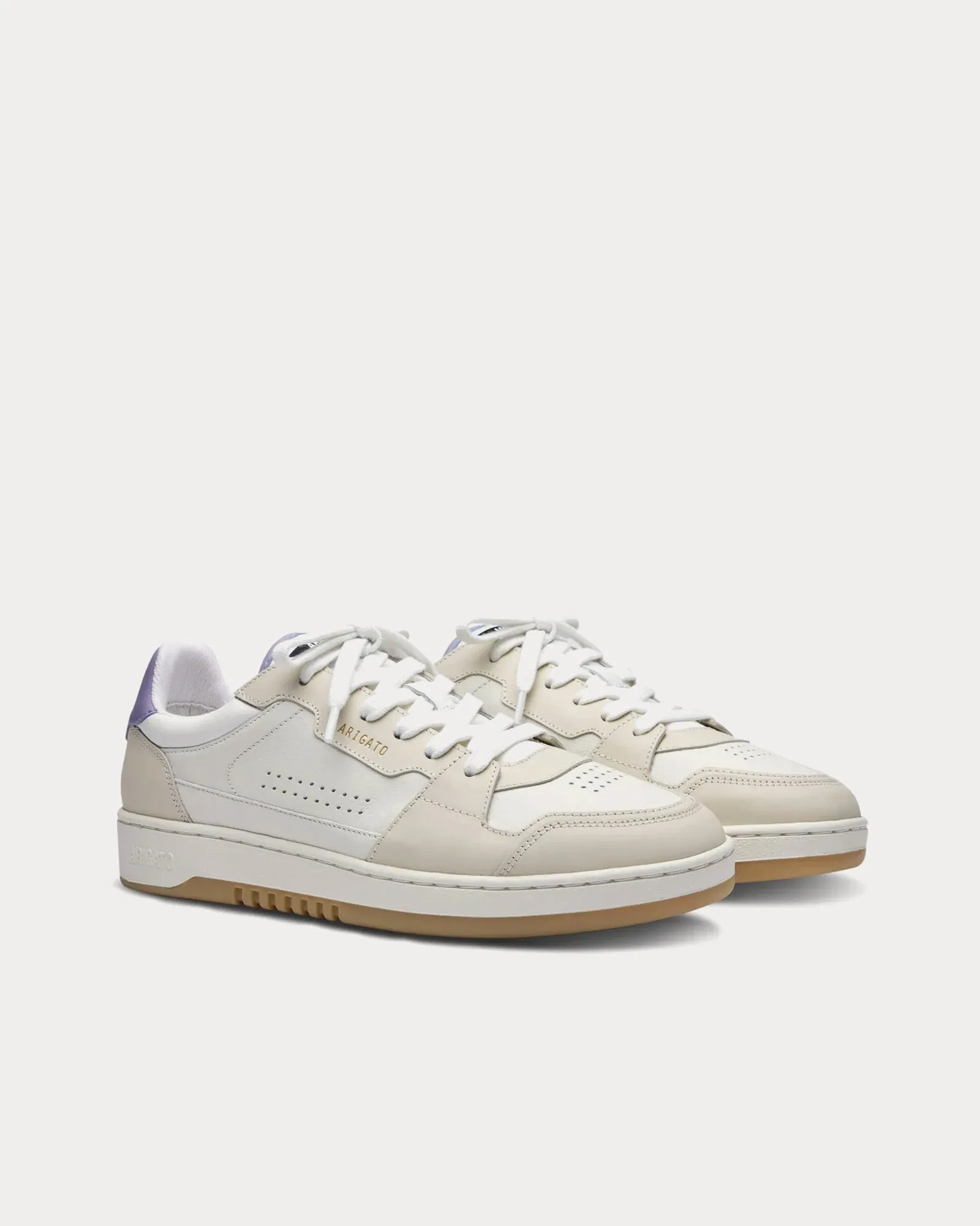 Dice-A Beige / Purple Low Top Sneakers