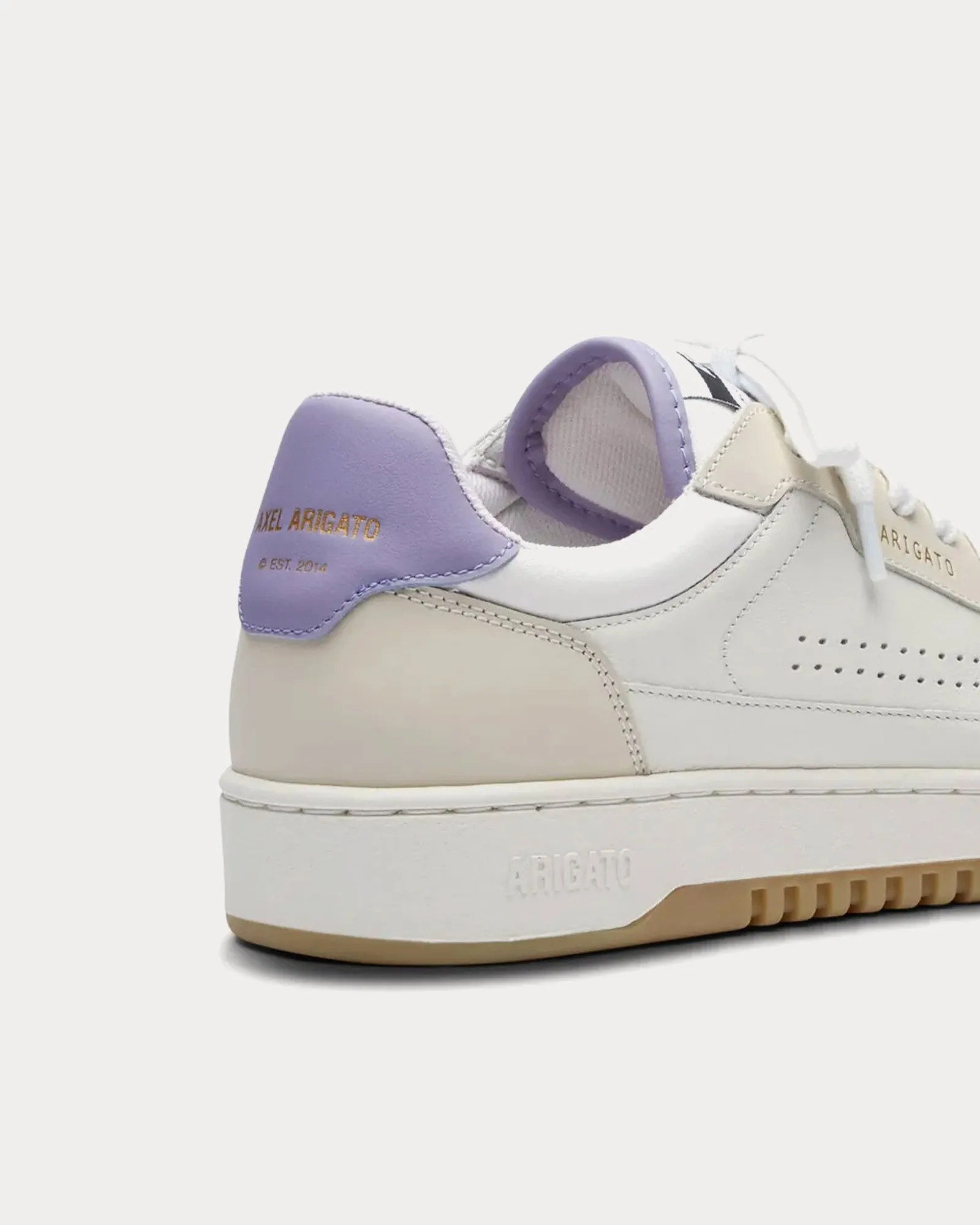 Dice-A Beige / Purple Low Top Sneakers