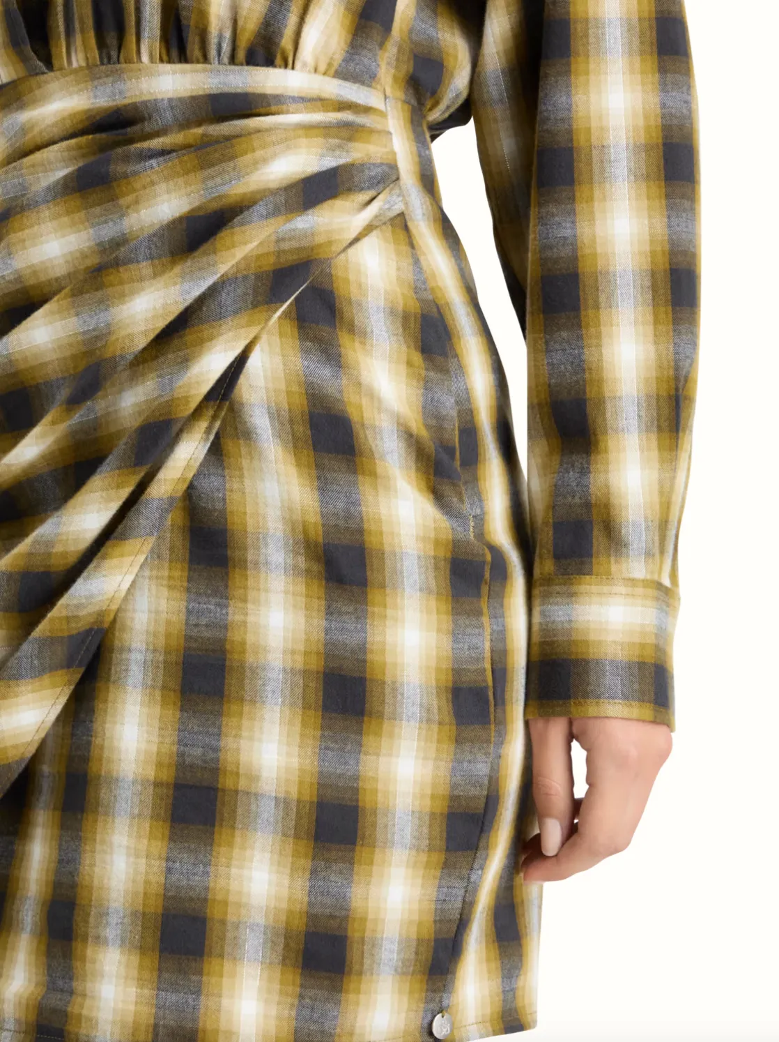 Flannel Plaid Mini Dress