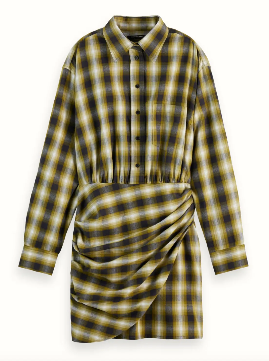 Flannel Plaid Mini Dress