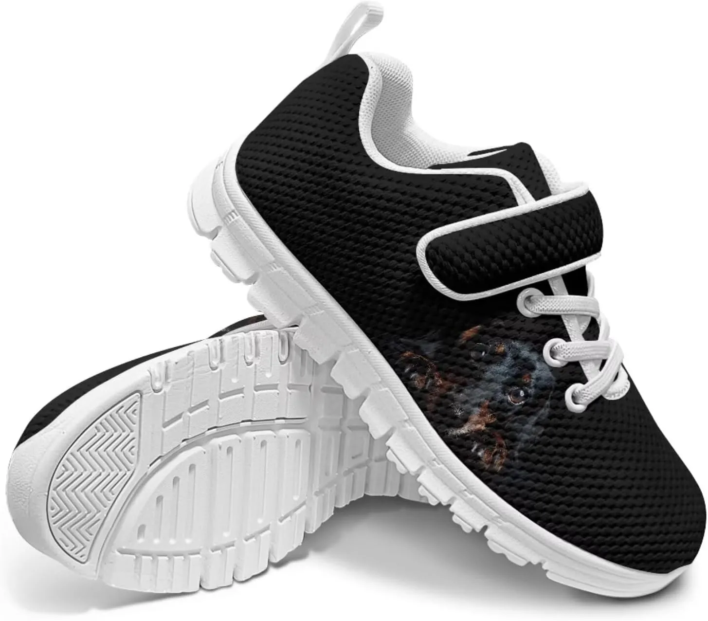 Forchrinse Blue Sea Turtle Print Little Kids Sneakers for Boys Girls Lightweight Sport Athletic Running Shoes Non Slip Causal Strap Sneakers Size 11-2
