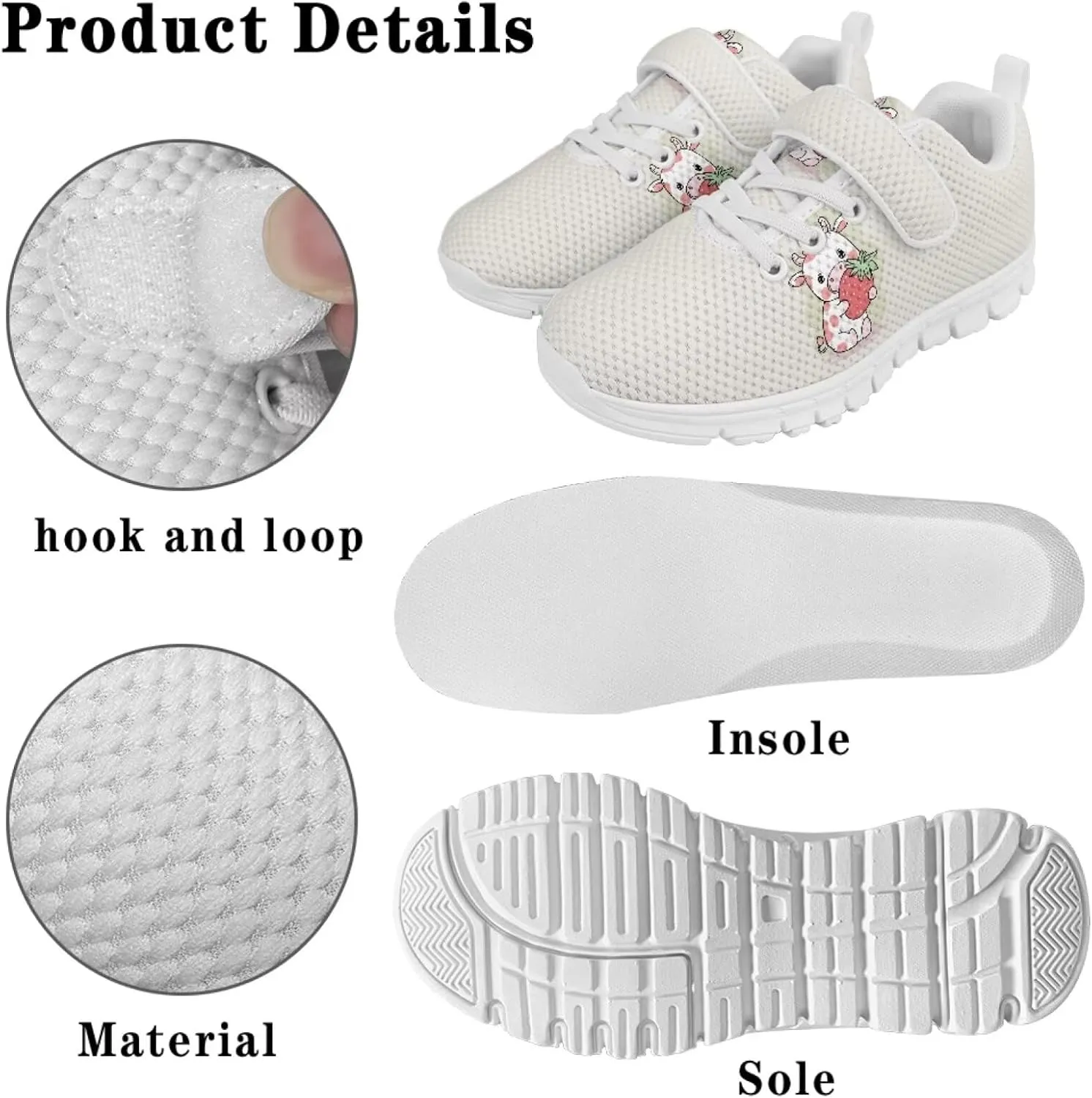 Forchrinse Blue Sea Turtle Print Little Kids Sneakers for Boys Girls Lightweight Sport Athletic Running Shoes Non Slip Causal Strap Sneakers Size 11-2