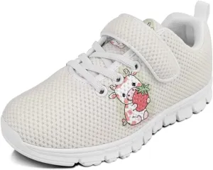 Forchrinse Blue Sea Turtle Print Little Kids Sneakers for Boys Girls Lightweight Sport Athletic Running Shoes Non Slip Causal Strap Sneakers Size 11-2
