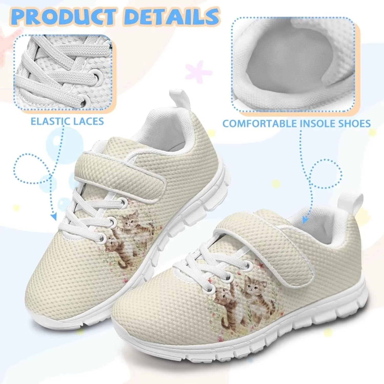 Forchrinse Frog Mushroom Tennis Shoes for Kids Boys Causal Comfort Running Walking Sneakers Mesh Sport Strap Athletic Shoes Lightweight for Toddlers