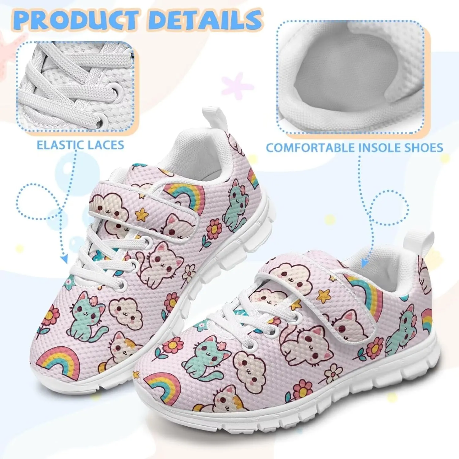 Forchrinse Tie Dye Sea Turtle Print Kids Hook&Loop Sneakers Boys Girls 3D Animal Print Tennis Running Sneakers Lightweight Fashion Sneakers for Toddlers