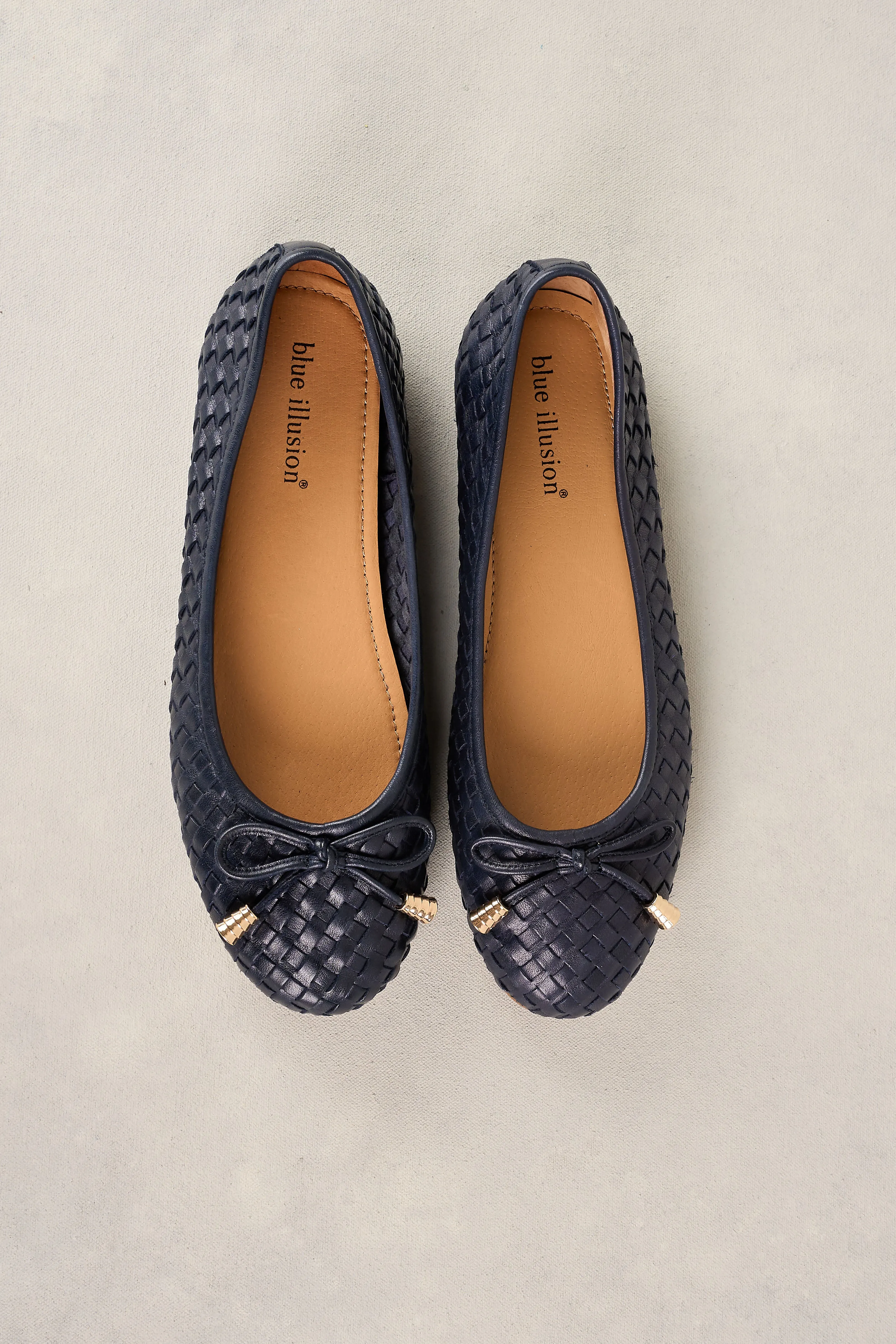 Gia Woven Ballet Flat - Ink